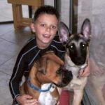 Zues with his boy and his best dog friend Kera 
Libby and Jerry Lee puppy